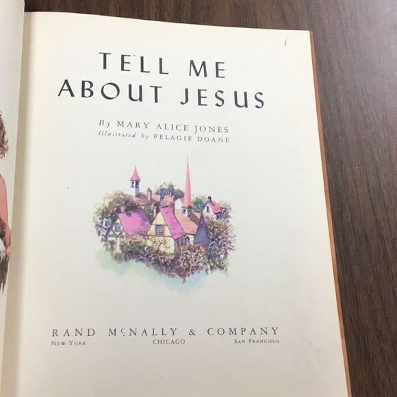 Vintage tell me about Jesus 1944 edition by Mary Alice Jones from Rand McNally N - Picture 3 of 5